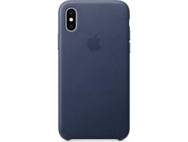 Capa APPLE iPhone XS Leather Azul