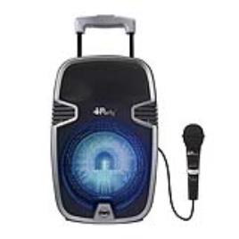Altifalante Bluetooth com microfone para karaoke Trolley Lexibook