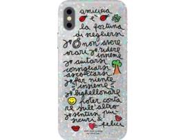 Capa iPhone X, XS SILVIA TOSI Amici Multicor