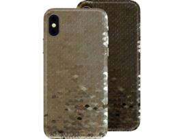 Capa iPhone XR BENJAMINS Pailettes Preto