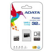 Cartão Memória MicroSDHC ADATA 32GB Class10 + Adaptador SD