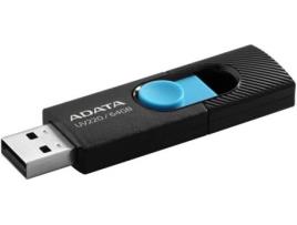Pen USB  UV220 64GB Preto e Azul