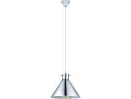 Candeeiro Suspenso EGLO Brixham 49273 (E27 - 1 x 60 W - Aço e Vidro)