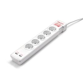 Tomada 5 Tomas C.Interruptor Salicru Sps Safe 5+
