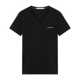 Calvin Klein Jeans T-shirt de decote em V slim stretch Micro CK