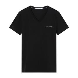Calvin Klein Jeans T-shirt de decote em V slim stretch Micro CK
