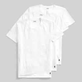 Lote de 3 t-shirts com gola redonda