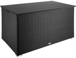 Baú de Armazenamento Oslo TECTAKE (Preto -Alumínio-145 x 82,5 x 79,5 cm)