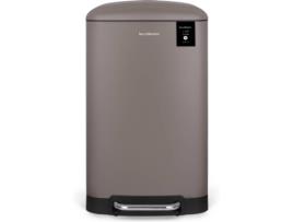 Caixote do Lixo LES COLLECTORS N°719 (Castanho - Aço Inoxidável - 30 L)