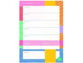 Caderno Planeador THE HAPPY GANG Multicolor (A5)