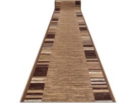 Tapete de Interior DYWANY LUSZCZOW Adagio 140052 (Bege - 67 x 300 cm - Poliamida)