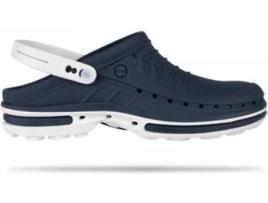 Soca WOCK Clog Palmilha Profissional Azul Marinho com Presilha (43- 44)