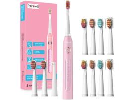 Escova de Dentes Elétrica FAIRYWILL FW-507 (Rosa - 10 Unidades)