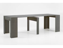 Mesa de Refeição SKRAUT HOME 235G2018 (Cinza - Aglomerado e Aço - 90x50x78 cm)