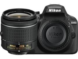 Kit Máquina Fotográfica NIKON D3400 + 18-55mm VR (DX)