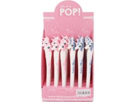 Conjunto de 24 Canetas OH MY POP! Popnicorn (Preto)