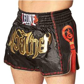 Calções para Homem LEONE Boxe Bangkok Kick-Thai Preto (XL)