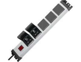 Extensão Elétrica KOPP POWERversal 5 tomadas Preto 1,4 m