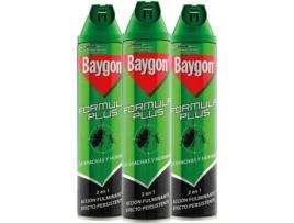 Pack Insecticida em Spray BAYGON Baratas e Formigas (3 Unidades)
