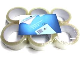 Fita Adesiva PPL Transparente 50mmx66mts- 1unid  Venda Multiplos: 6 unid.