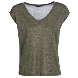 Tops / Blusas ONLSILVERY  Cáqui Disponível em tamanho para senhora. S,M,XS.Mulher > Roupas > Blusas