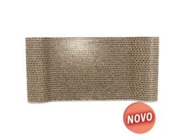 Junior Arranhador em Cartao 38X6X18 cm Cinza Claro