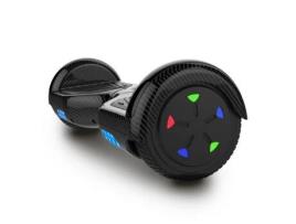 Hoverboard RCB WJ5 com Bluetooth e Rodas LED Fibra de Carbono (Velocidade Máx: 15 km/h)