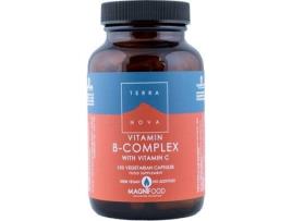 Suplemento Alimentar TERRANOVA Vitamina B Complex Com Vitamina C (100 cápsulas vegetais de 540mg)