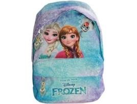 Mochila FROZEN com Bolso (Rosa - 4x32x25 cm)