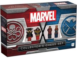 Jogo de Xadrez USAOPOLY Marvel Collector'S Set
