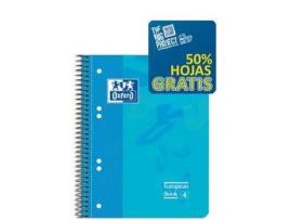 Paq/5 Bloc A5+ 120H 90G. Cuad.5X5 Europeanbook4 T. Plastico