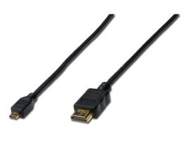 Digitus Hdmi 1.4 1M Cabo Hdmi Hdmi Type D Micro Hdmi Type a Standard Preto