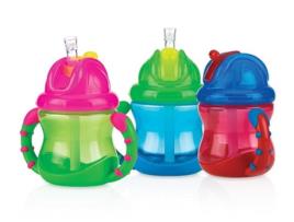 Nuby Nv0404002 Copo para Bebés 240 Ml Copo com Palha