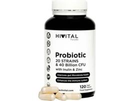 Suplemento Alimentar HIVITAL Probiótico (120 Cápsulas Gastrorresistentes)
