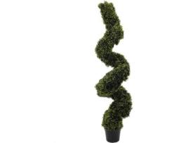 Planta Artificial EUROPALMS Boxwood Spiral (Verde - 180 cm)