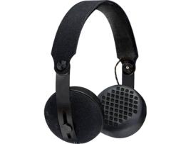 Auscultadores Bluetooth THE HOUSE OF MARLEY Rise BT (Over Ear - Microfone - Preto)