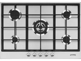 Placa de Gás SMEG PX175 (Gás Natural - 72.5 cm - Inox)