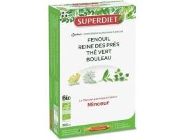 Suplemento Alimentar SUPERDIET Verde Bétula (20 ampolas de 15ml)