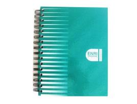 Enri Caderno Espiral Enristatus A5 Quadri. Capa Dura 160 Fls 70Gr