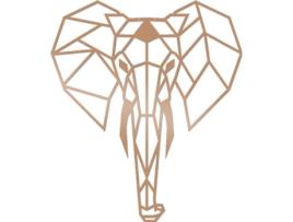 Peça Decorativa HOMEMANIA HIO8681847004004 (Castanho - Aço)