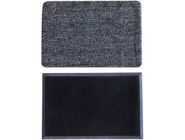 Tapete de Entrada KOKO DOORMATS Antibacteriano Y Alfombra Interior Secante (Cinzento - 60 x 40 cm - Fibra de Coco e Base de PVC)