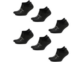 Pacote de 6 Meias BALEGA Hidden com fort (Preto e Branco - XL)