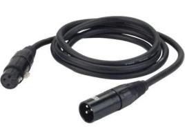 Cabo de Áudio DAP (XLR - XLR - 15 m - Preto)