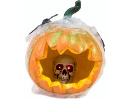 Decoração de Halloween EUROPALMS Pumpkin in Spider Web (25cm)