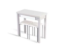 Conjunto de Cozinha PORTUS Livro (Branco - 80x80 - Melamina)