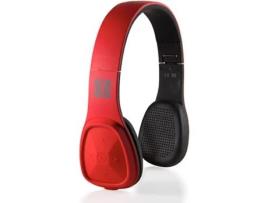 Auscultadores Bluetooth OUTDOOR TECH Los Cabos (Over Ear - Microfone - Vermelho)