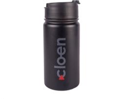 Garrafa CLOEN  (Aço Inox - Preto)