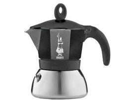 Bialetti Moka Induktion Cafeteira Italiana 1.4 L Preto Prateado