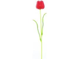 Planta Artificial EUROPALMS Crystal Tulip (Vermelho - 61 cm)