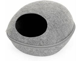 Cama para Gatos ESTORE com Almofada (Cinzento - Poliéster - 48 x 39 x 26 cm)